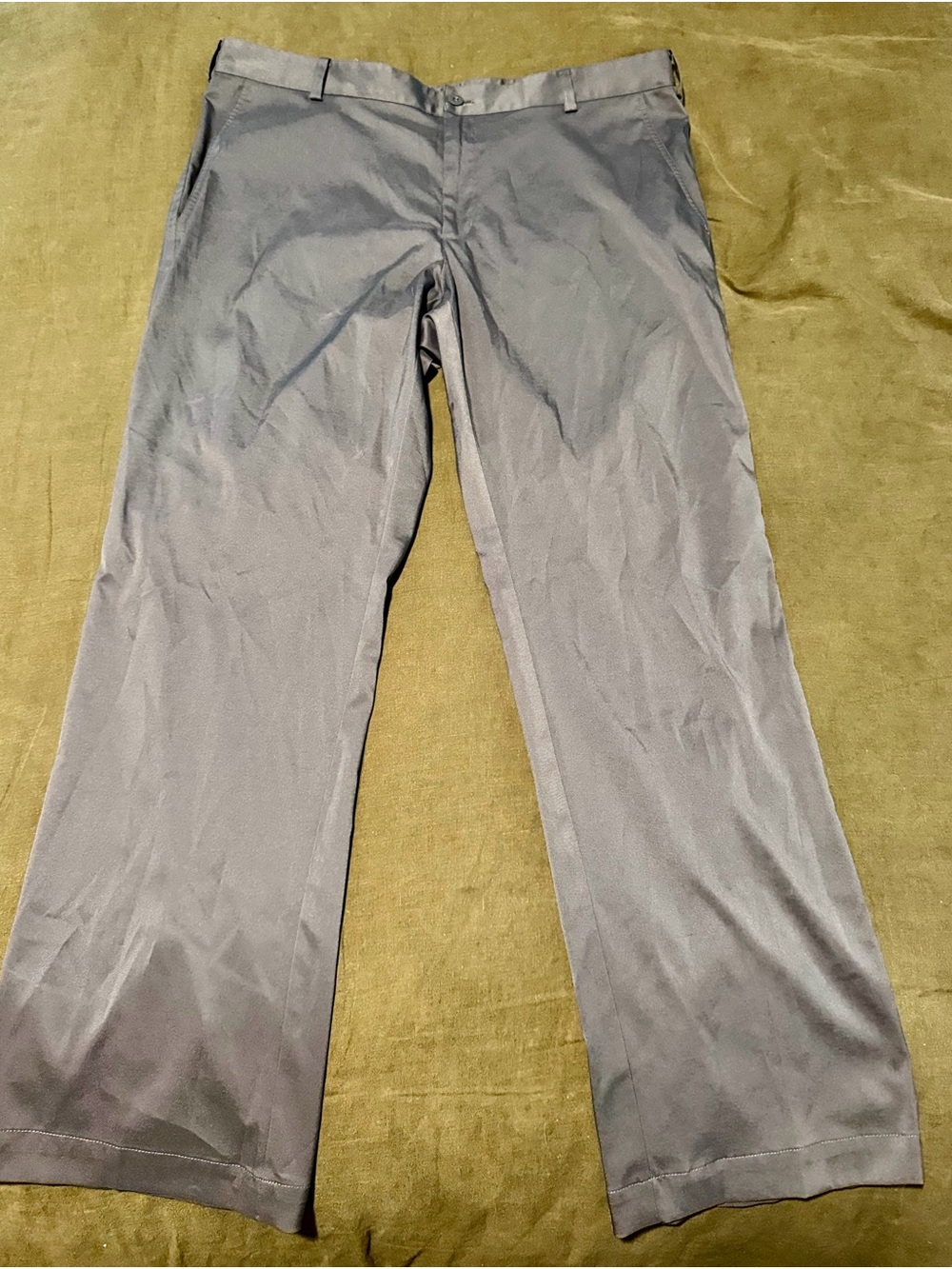 Nike Men's Gray Dress Pants - Classic Straight Fit